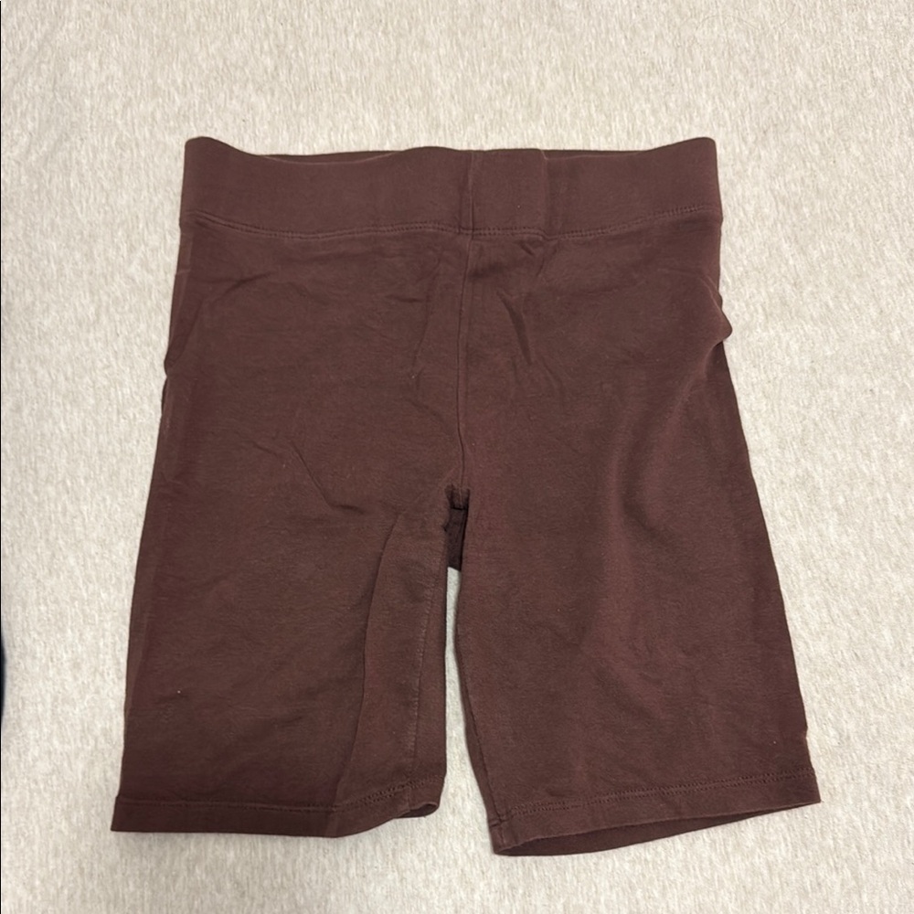 Brown Biker Shorts